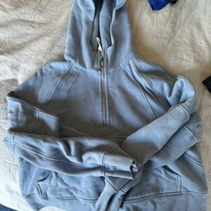 Lululemon Athletica Sky Blue Zip-Up Sweater
